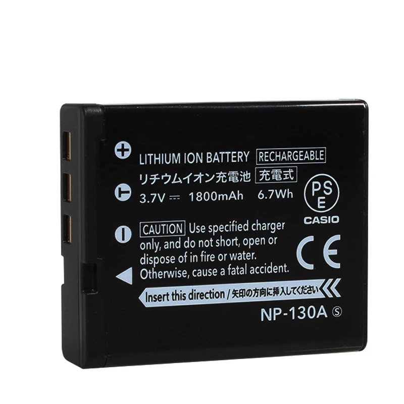 NP-130 NP-130A Camera Battery for CASIO EX-ZR2000 ZR3200 ZR3500 ZR3600 ZR4000 ZR3700 ZR5100 ZR5500 ZR1500 ZR1600 ZR1700 ZR1800