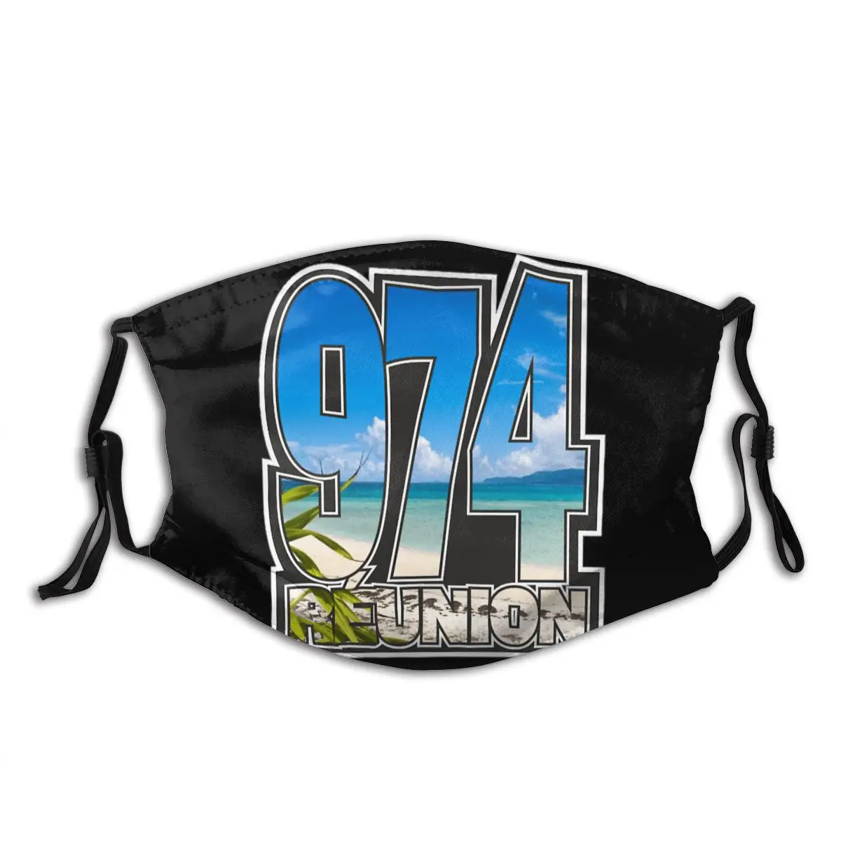 

Reunion Island 974 T Shirtby Sjp974run R248 Geeky R248 Activated Carbon Filter Mask