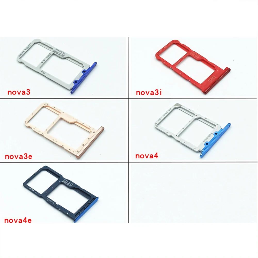 

SD Slot Holder Dual For Huawei Nova 3 3e P20 lite 3i SIM Card Tray Reader Socket