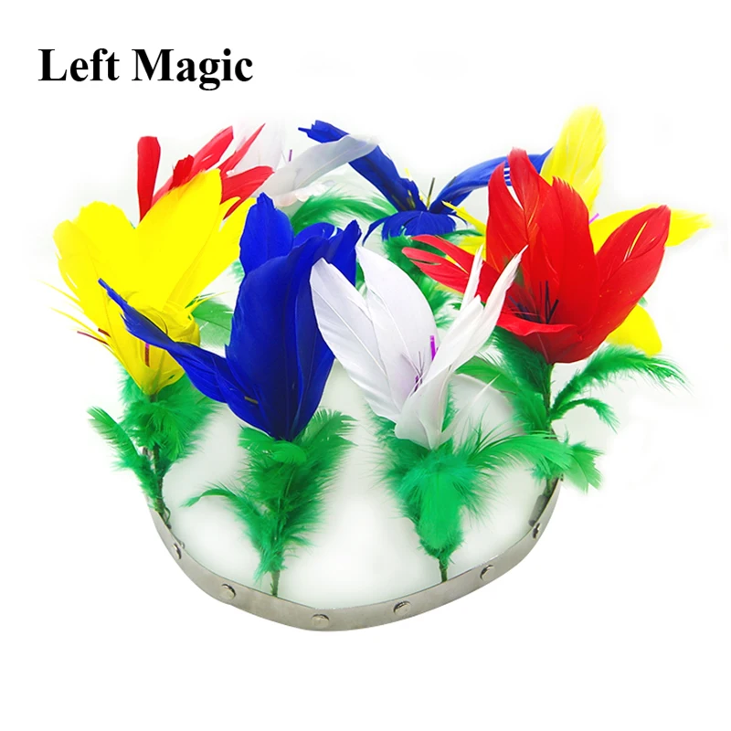 1 Set (no Pan) Fire To Flower Pan Stage Magic Tricks Illusions Mentalism Super Effect Magician Dove Pan Props Pan Not Included