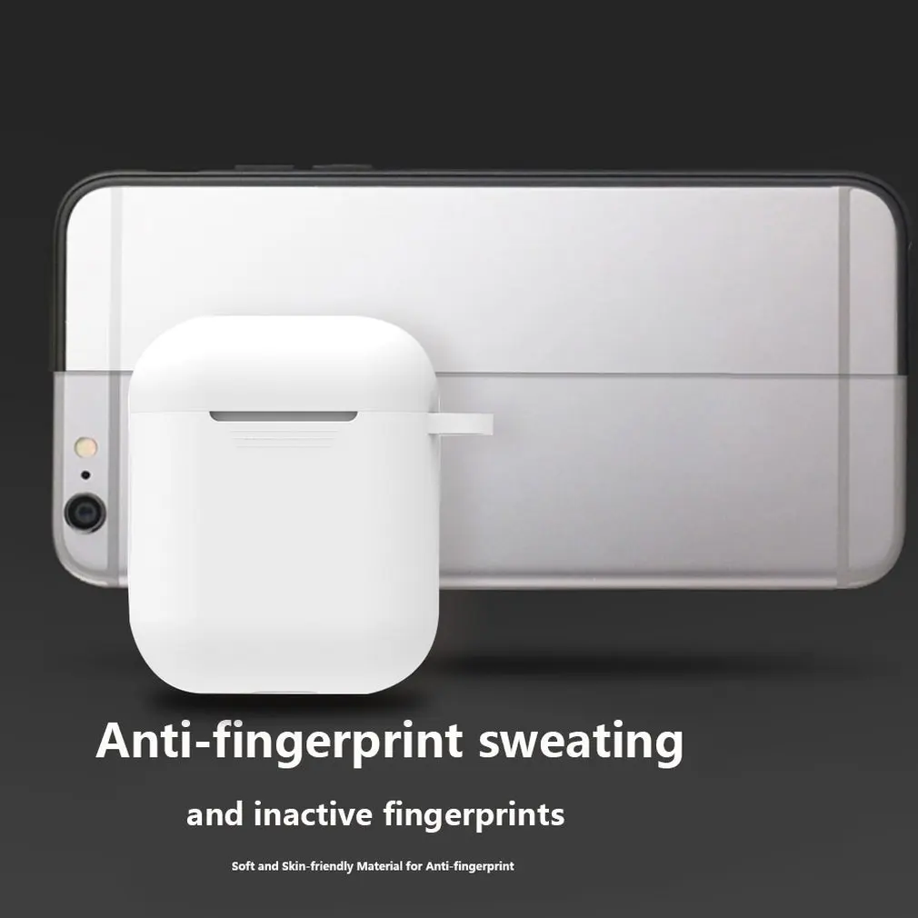 Чехол для беспроводных наушников Apple AirPods, силиконовый чехол для наушников с зарядным устройством для Airpods, защитный чехол для зарядного устройства