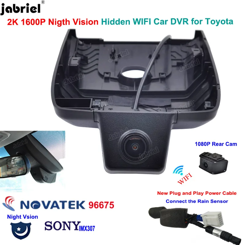 

New 2K 1600P Dash Cam Car DVR Cameras For Toyota Camry xv70 Camry LE Camry XLE Camry SE Camry XSE For Toyota Aurion 2017-2021