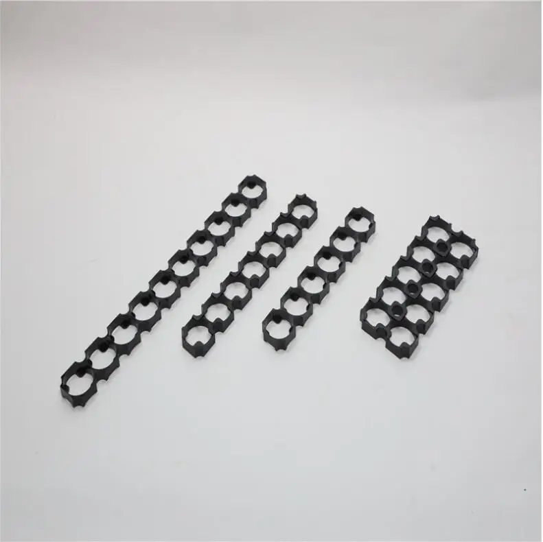 

400pcs/lot 1*7 1*8 1*9 1*10 26650 Battery Holder Bracket Cell Safety Anti Vibration Plastic Brackets For 26650 Lithium Batteries