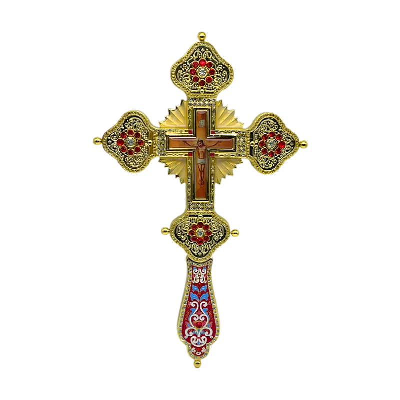 2021 Orthodox Cross  Greek Orthodox Cross Blessing Cross Articulos Religiosos Catolicos Church Decoration крестик православный