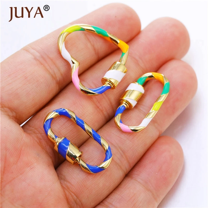 Necklace Bracelets DIY Clasps for Jewelry Making Supplies Women Spiral Clasp Hanging Chain Lock Hook Jewelry Materials Findings