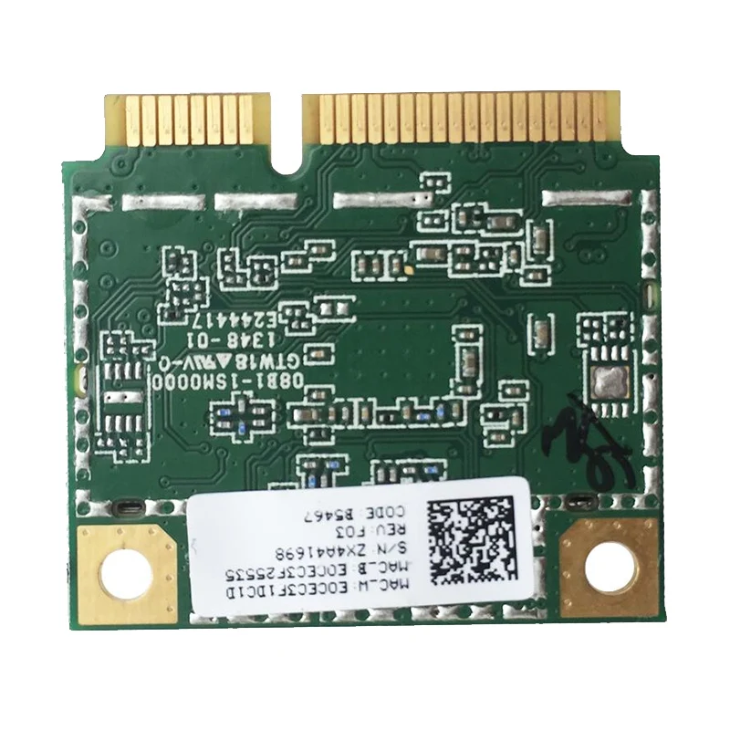 Carte Half Mini PCIe sans fil, 300Mbps, Bluetooth 4.0, WLAN, WLAN, AR9462, AR5B22, WB222