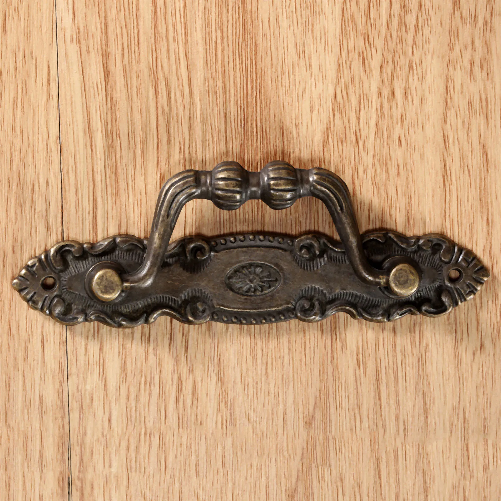 85mm Vintage Antique Bronze Cabinet Knobs Handles Dresser Drawer Knobs Pull Handles for Wood Case Box Cabinet Handle Pull 1x