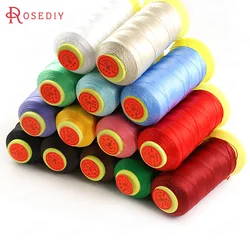 (C259)0.3mm 0.5mm 0.7mm 0.9mm 1 Roll Polyester Thread Beads Making Thread Sewing Thread Jewelry Accessories Findings