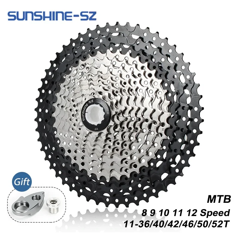 

Sunshine MTB Cassette 8-12 Speed 36-52T Sprocket Freewheel for SHIMANO Mountain Bike