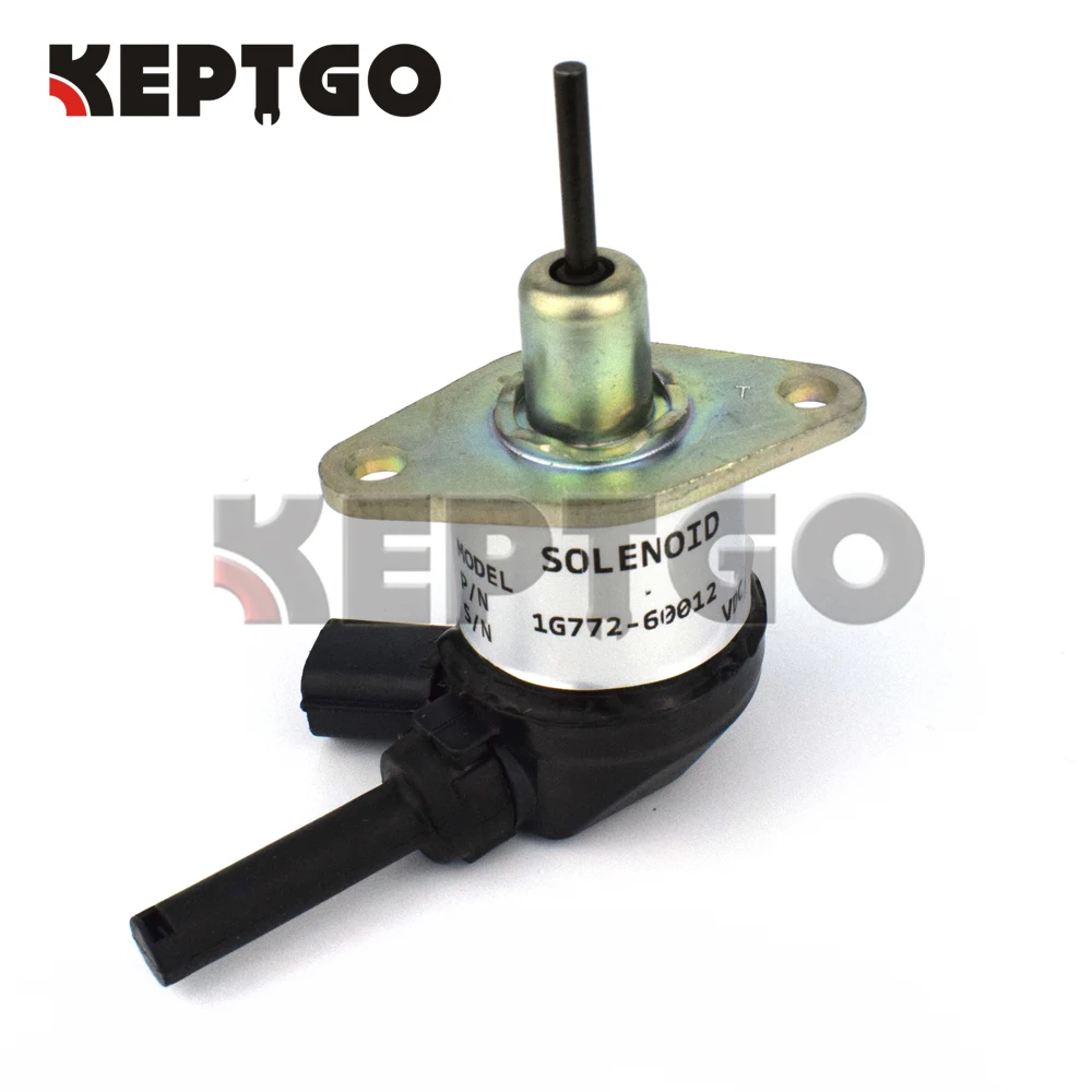 

Fuel Stop solenoid 12V 1G772-60012 1G772-60014 1G772-60010 For Kubota M6040 M7040 SVL75 M5040 U5S