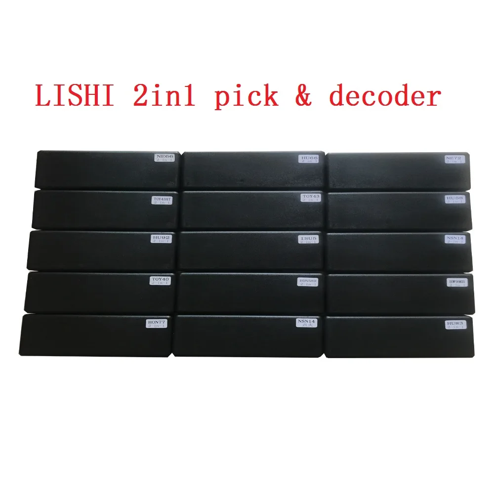 

LISHI 2 in 1 2in1 locksmith tool hu64 hu66 hu92 hu100 hu101 hu100R VA2T HON66 MIT11 MAZ24 K5 TOY2 TOY48 HU83 HU87 MAZ24