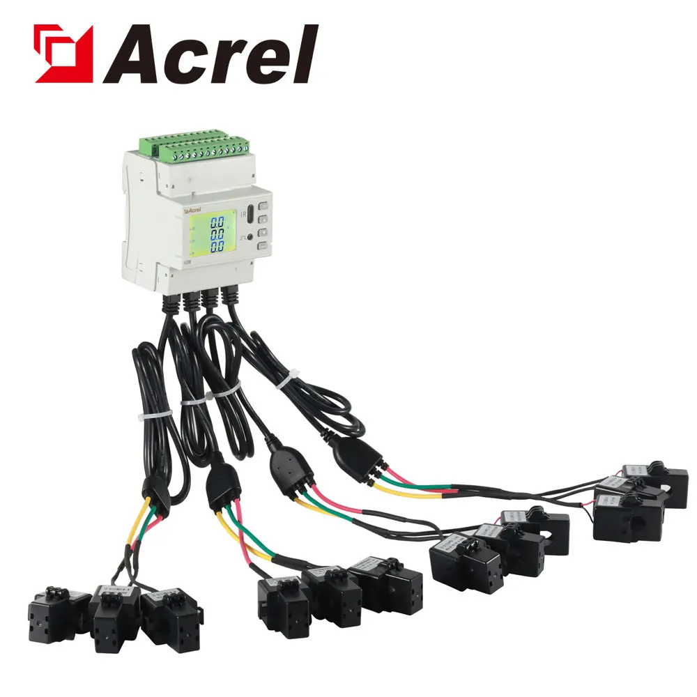 Acrel ADW210-D10 series wireless multi circuits energy meter/three phase wireless energy meter/wireless smart energy meter