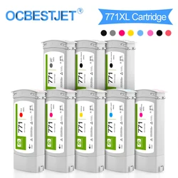 OCBESTJET For HP 771 Compatible Ink Cartridge For HP DesignJet Z6200 Z6600 Z6800 Printer With Pigment Ink For Digital Printing