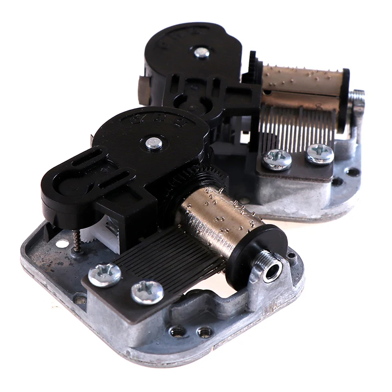 1 pz meccanico fai da te Windup carillon movimento musicale viti chiave argento circa 50g decorazione artigianale decorazioni per la casa 5x4.4x2cm