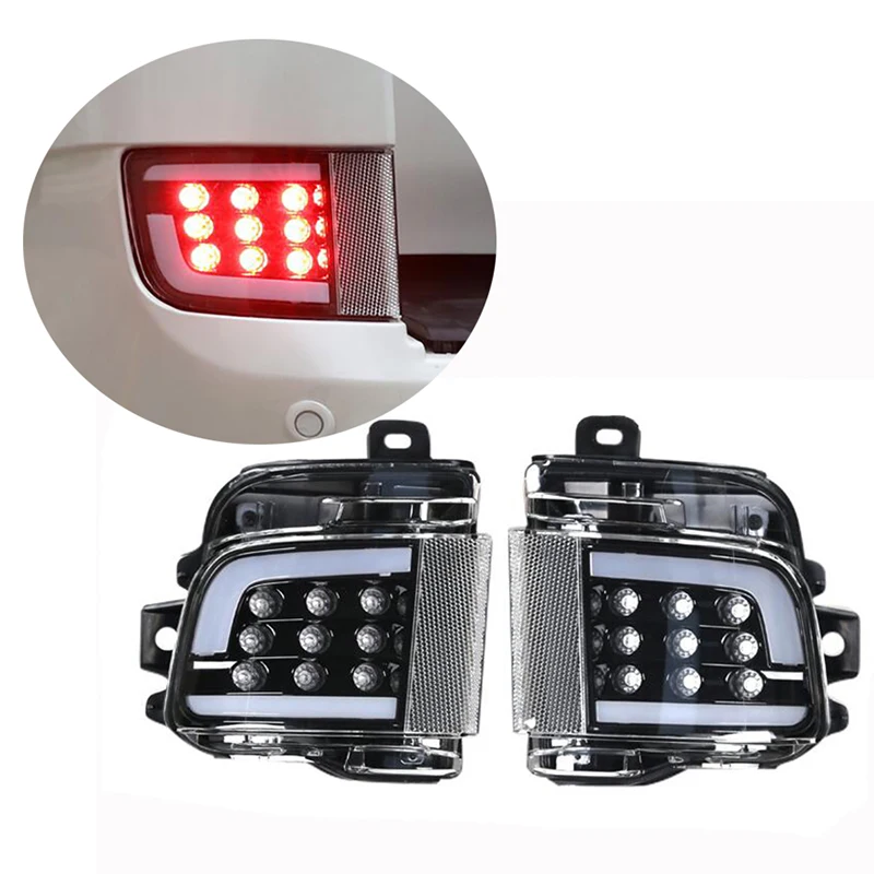 

For Toyota Land Cruiser 200 FJ200 LC200 2016 2017 2018 2019 2020 Rear Back Tail LED Bumper Brake Stop Running Light Fog Lights