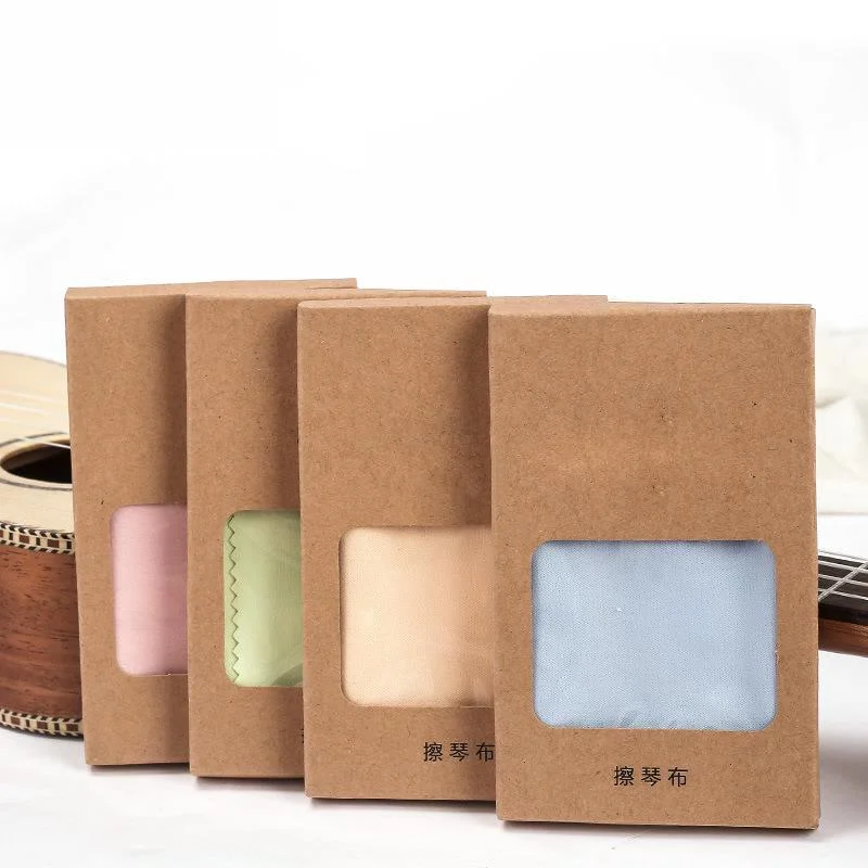 Musical instrument special wipe cloth Fine fiber clear knot cloth Ukulele guitar violin instrument universal piano wipe cloth