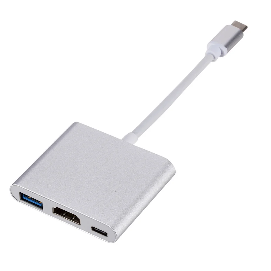 USB C HDMI Type c Hdmi mac 3.1 Converter Adapter Typec to HDMI/USB 3.0/Type-C Aluminum For Apple Macbook adapter USBC HUB