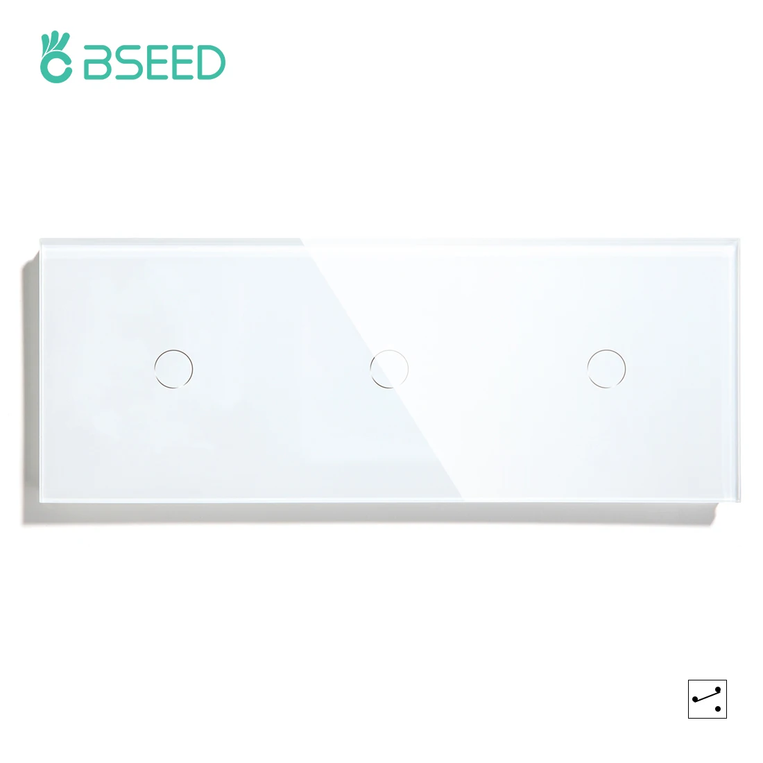 

Bseed Wall Touch Switches 3Gang 2Way Touch Light Switches EU Standard Staircase On Off Switch With Backlight