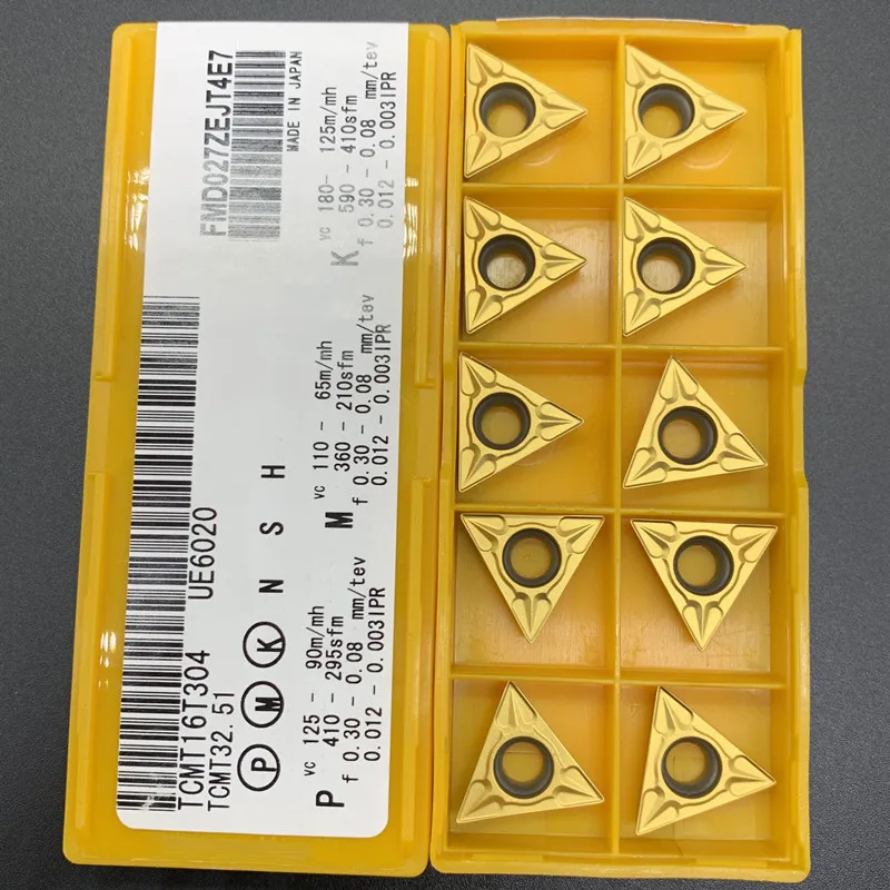 TCMT16T304 TCMT16T308 Carbide Blades External CNC Machine Turning Tool Blade Tool High Quality TCMT 16T304 16T308 Cutting Tool