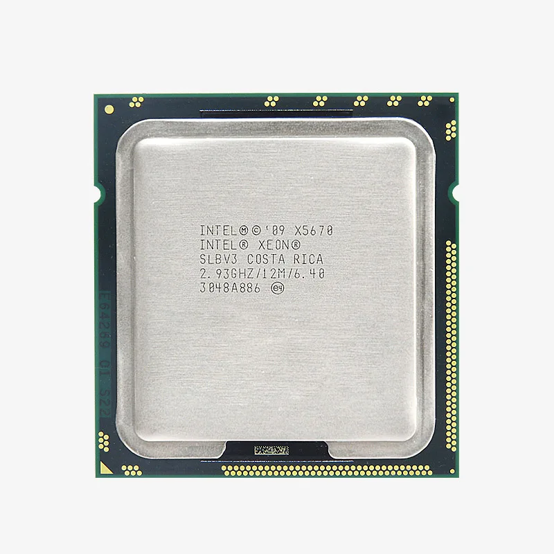 Intel X58 LGA 1366 Xeon CPU with Thermal Grease E5649 X5650 X5675 Processors X5680 X5690 Thermal Paste Computer Parts Supply