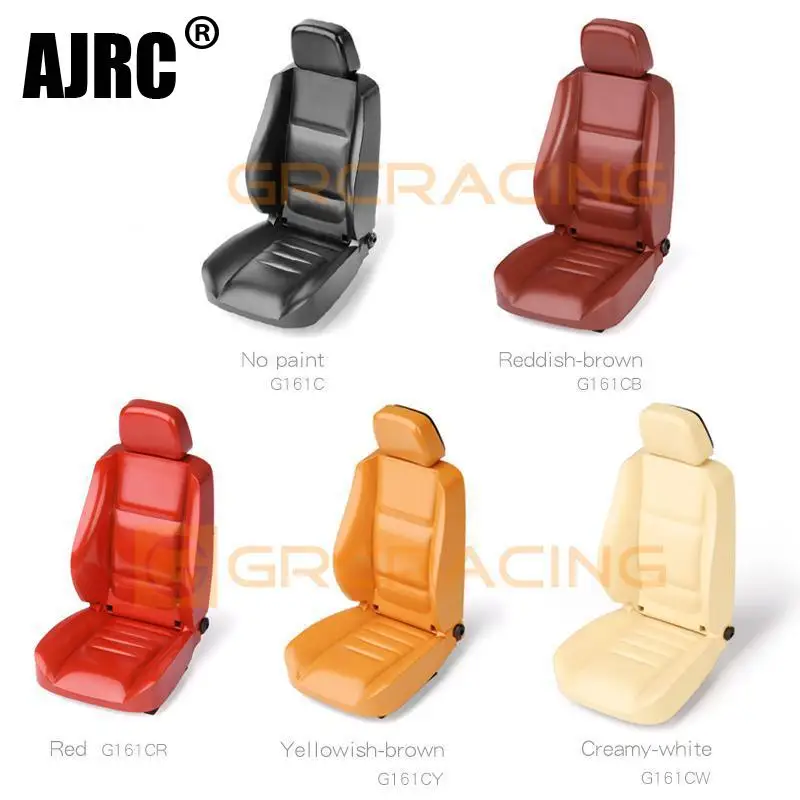 For 1/10 Rc Car Trax Trx4 Trx6 1 Pair Simulation Seat Climbing Car Diy Cab Multi-directional Adjustable Interior Seat Grc G161c