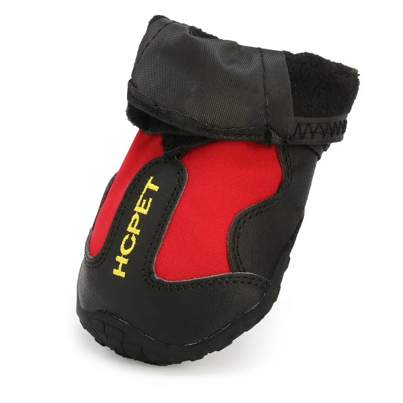 4 Teile/satz Haustier Hund Schuhe für Mittelgroße Hunde Wasserdicht Regen Schnee Hund Stiefel Langlebig Atmungsaktive Outdoor Training Wandern Hund Schuhe – Detail 10