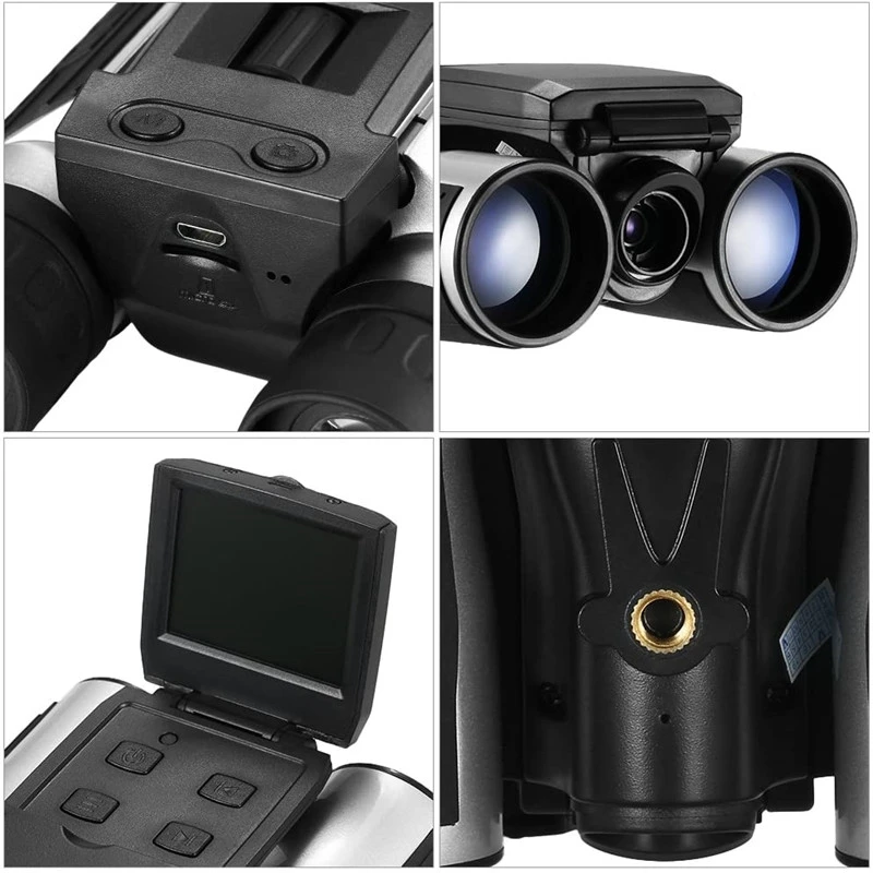 12X32กล้องส่องทางไกลดิจิตอล1080P HD ที่มีประสิทธิภาพกล้องโทรทรรศน์2.0 "LCD หน้าจอ USB 2.0 To PC วิดีโอกล้องล่าสัตว์กลางแจ้ง