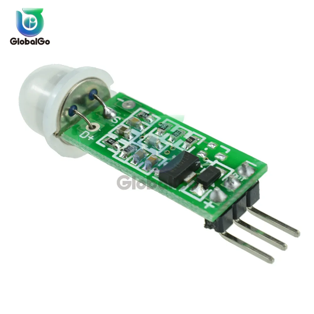 Mini Sensor de movimiento infrarrojo PIR, módulo Detector infrarrojo preciso para arduino, HC-SR505