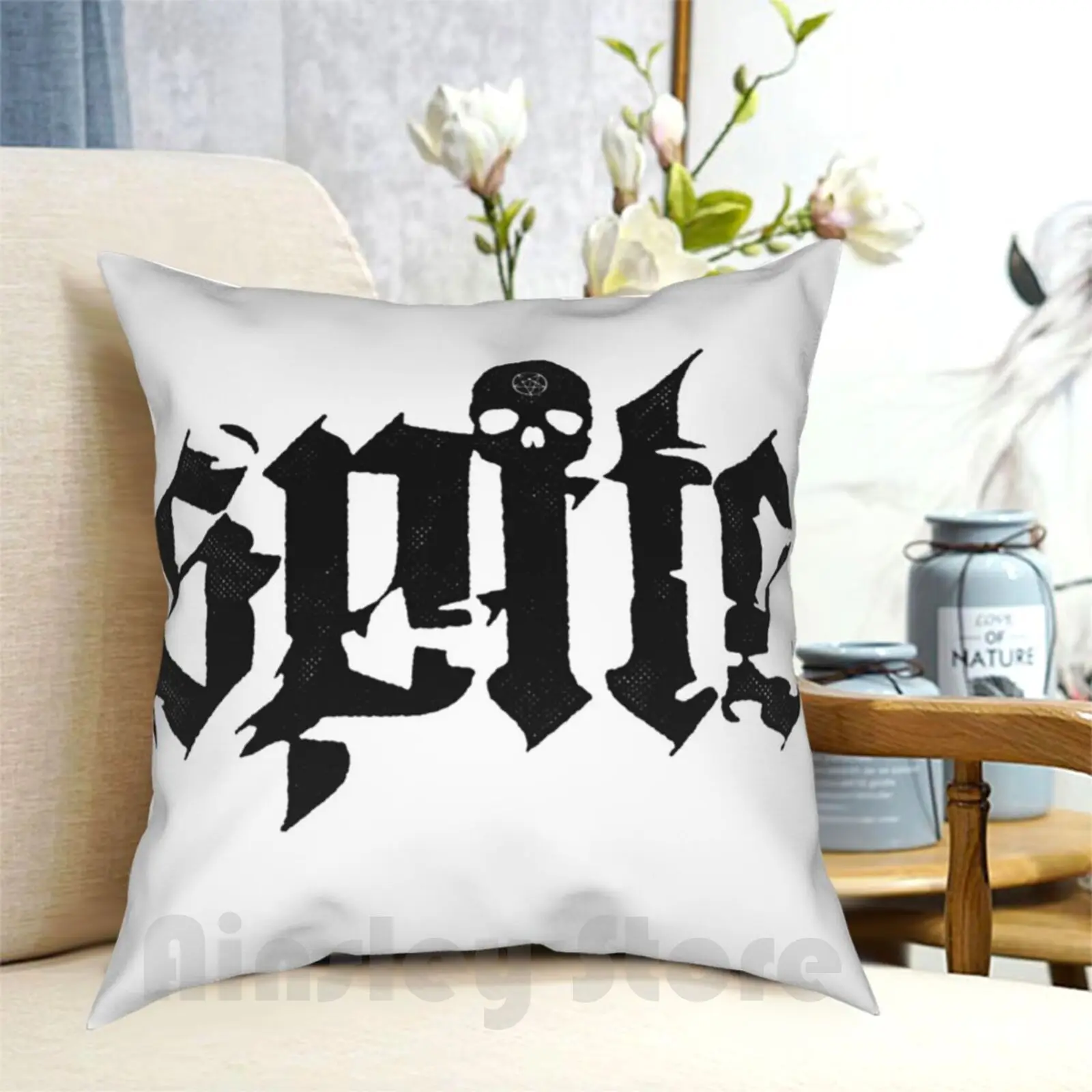 Spite Logo Pillow Case Printed Home Soft DIY Pillow cover Spite Band Band Deathcore Punk Harcore Post Harcore