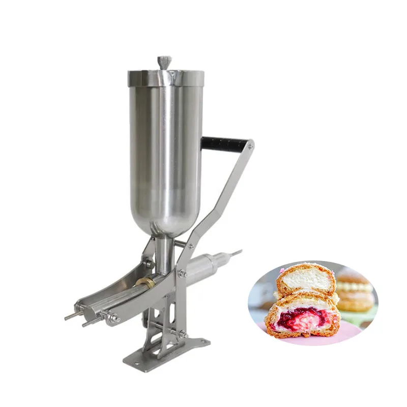 

5L Commercial Churro Filler Hand Cream Filling Machine Stainless Steel Jam Butter Filling Dispenser