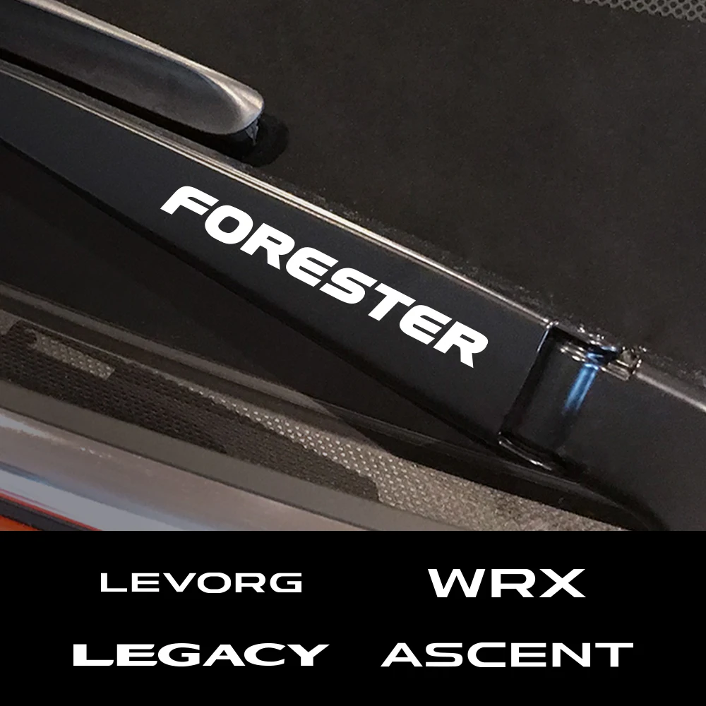 Adesivi tergicristallo per finestrini Auto per Subaru Forester BRZ Crosstrek Exiga XV Outback Legacy WRX Tribeca Levorg accessori per lo Styling automatico