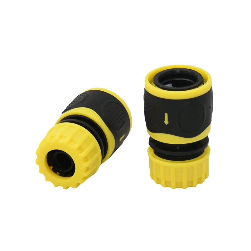 Manguera de jardín para lavado de coches, conector rápido de tubería de agua de 16mm, adaptadores de riego de juntas, 1/2 pulgadas, 1 unidad