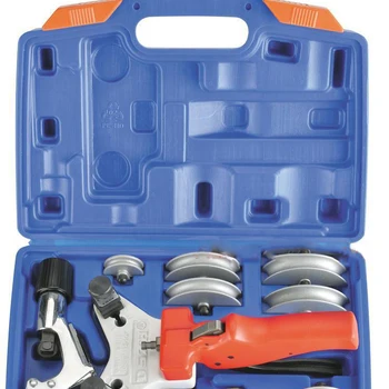 Multi copper pipe bender tube bending tool kit with tube cutter aluminum