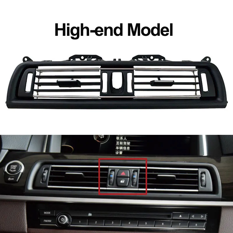 LHD RHD Front Left Right Rear AC Conditioner Chromed Air Vent Grille Cover For BMW 5 Series F10 F11 F18 520i 523i 525i 528i 535i