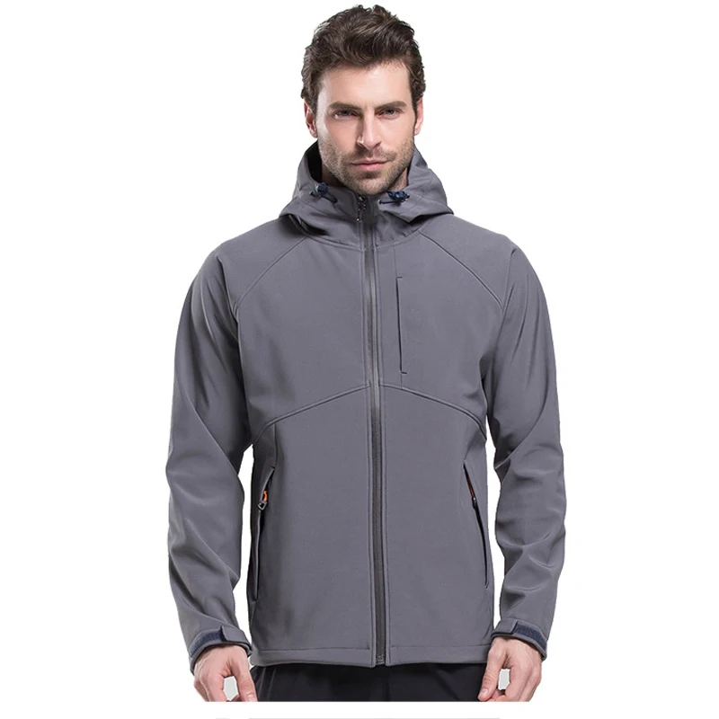 

Outdoor Fleece Men's Women's Jacket Soft shell Breathable Hooded Jacket Waterproof Windproof Mountaineering Jacket Windbreaker