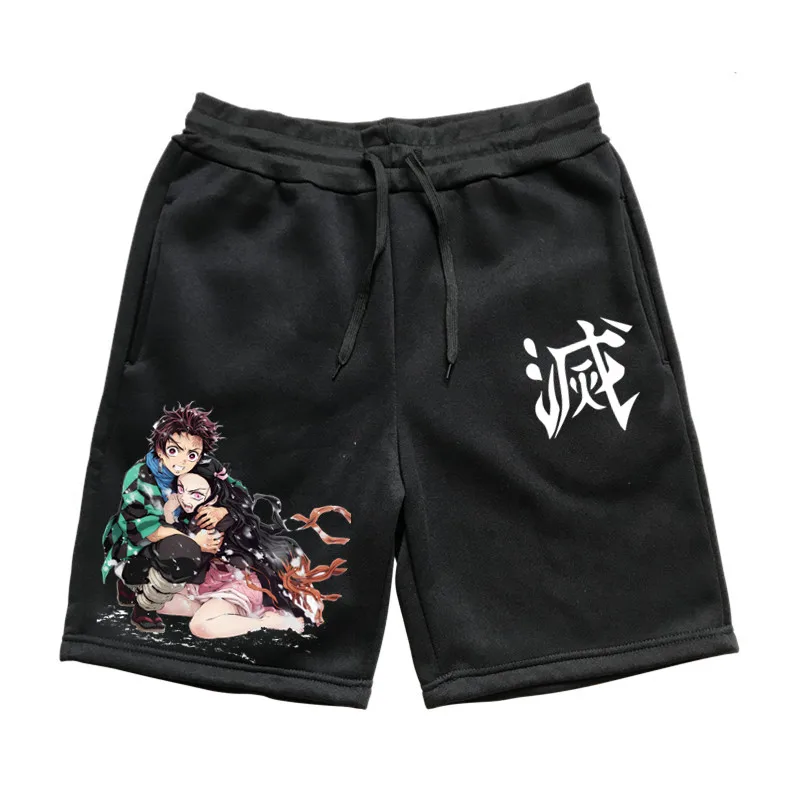 

Demon Slayer Cool Anime Children Short Pants Spring Autumn 2021 Shorts for Boy Girls Fleece Soft Unisex Sports Shorts Streetwear