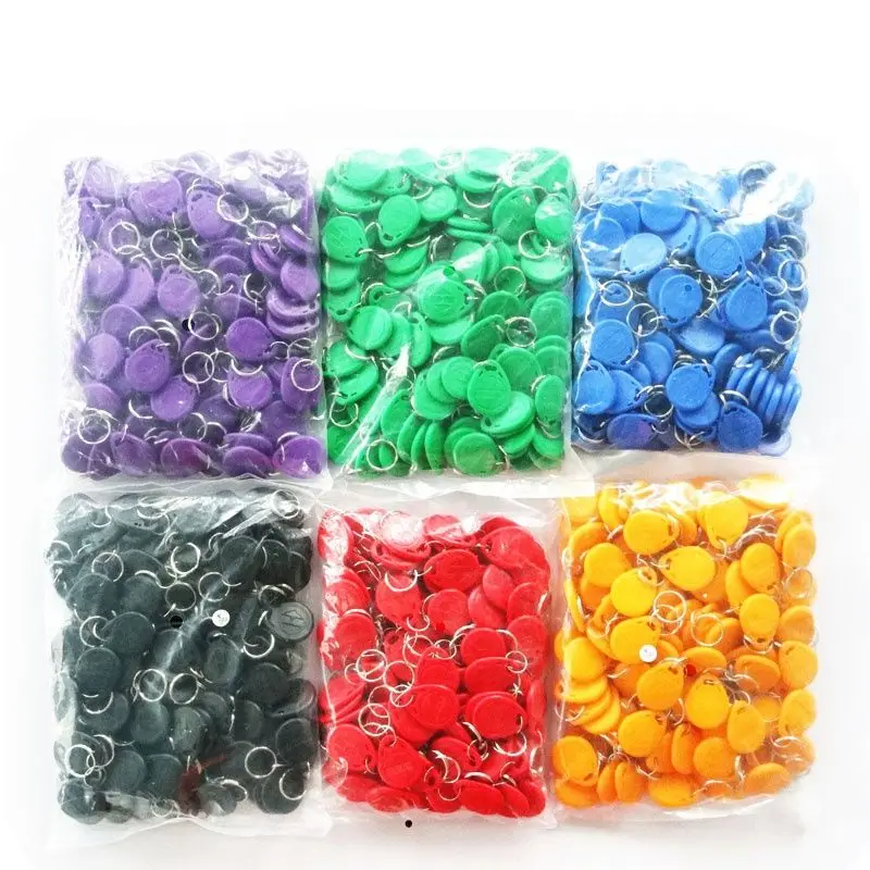 Kinjoin Goedkope (100 Stks/partij) 125Khz Rfid Keyfobs Proximity Tags Key Token Smart Tag Voor Toegangscontrole