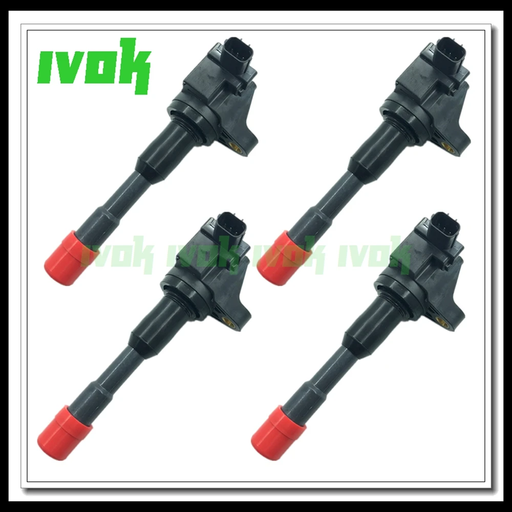 Front and Rear Ignition Coil For Honda CITY Civic 7 8 VII VIII JAZZ FIT 2 3 III 1.2 1.3 1.4 30520-PWA-003 30521-PWA-003