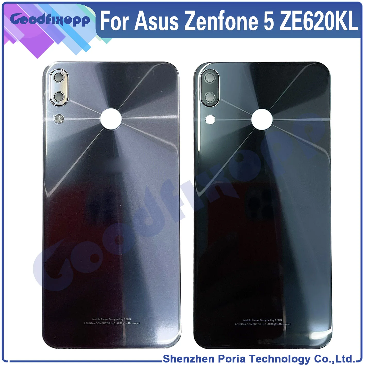 For Asus Zenfone 5 ZE620KL Battery Back Cover Rear Case Cover Rear Lid Parts Replacemen For Asus Zenfone5  ZE620KL ZF620KL X00QD