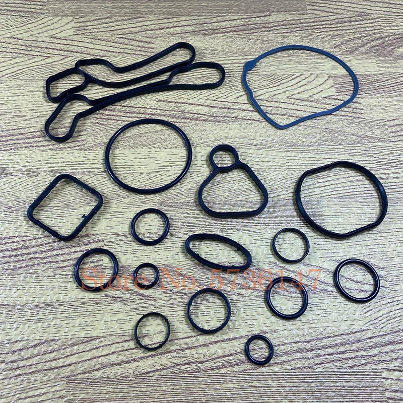10Sets Replacement Kit Oil- Radiator Seal Gasket For Chevrolet Cruze Sonic Opel Astra Zafira Aveo G3  55354072 2724577 55353321