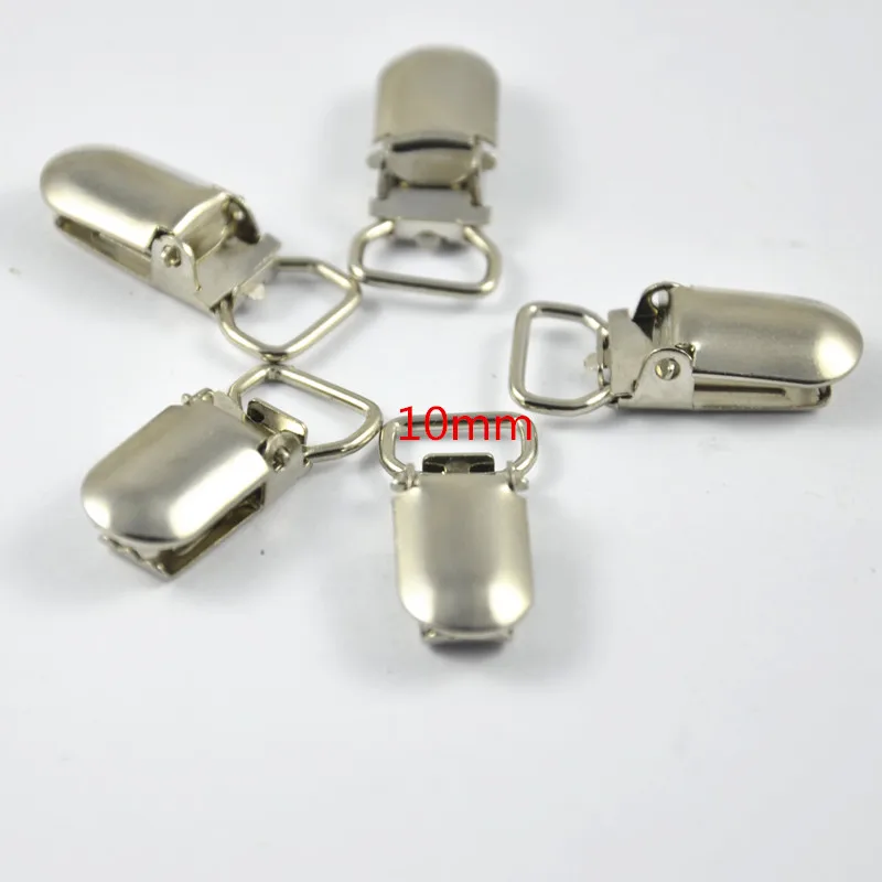 20pcs/Lot Metal Hook Pacifier Suspender Clips 20mm/25mm/30mm/35mm