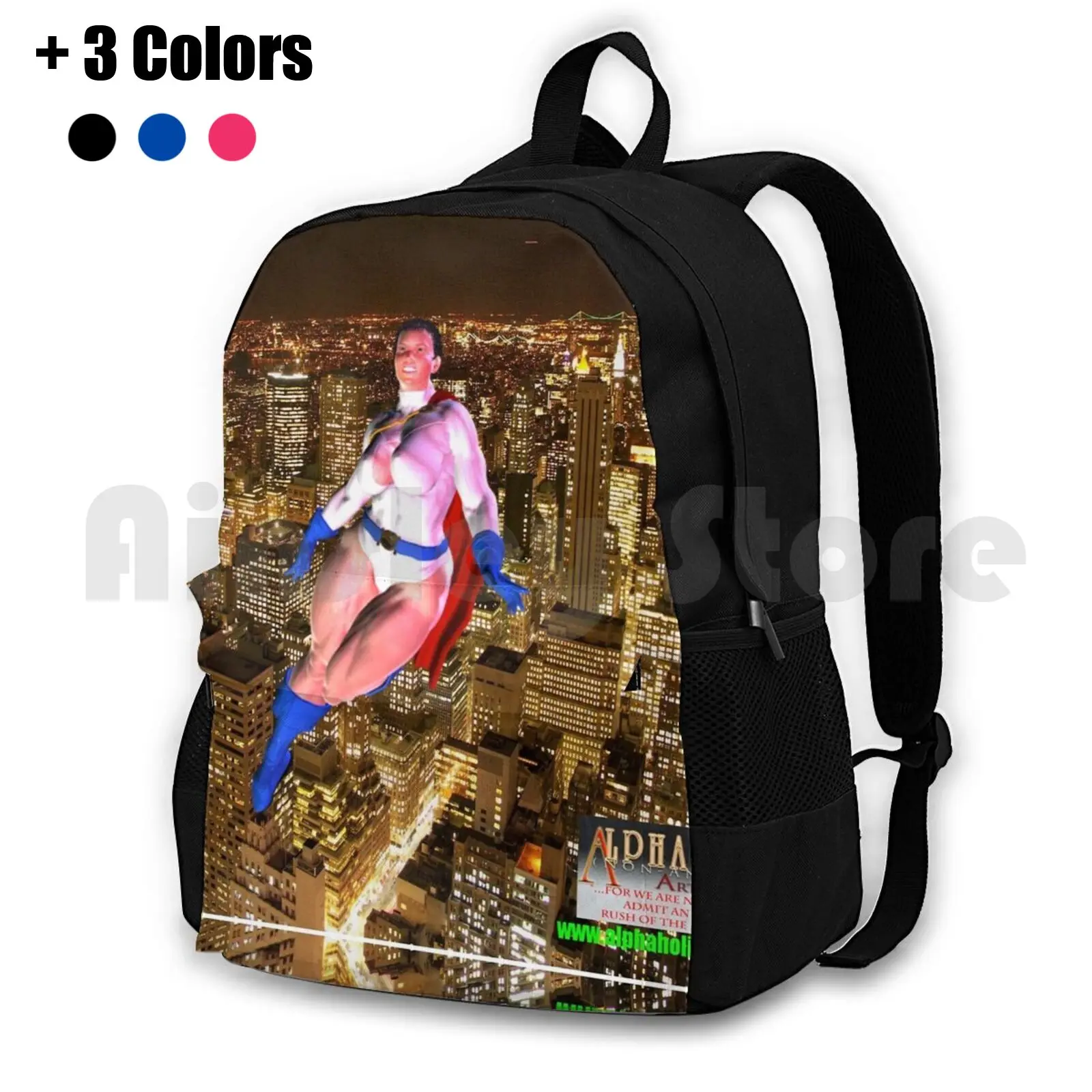 Black Power Girl Grins...! Outdoor Hiking Backpack Waterproof Camping Travel New Popular Mostpopular Blackpower Hotwoman