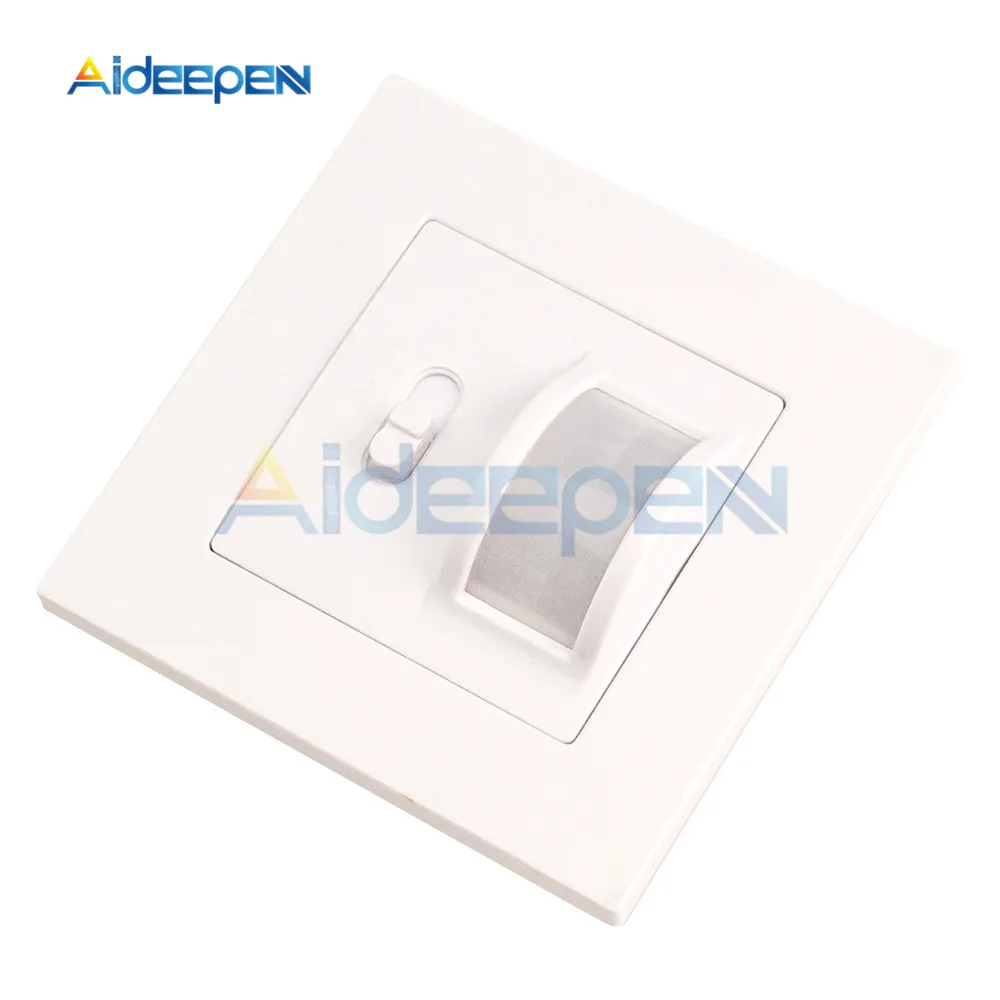 AC 110V-220V LED PIR Infrarot-Detektor IR Infrarot-Bewegungssensor-Schalter Ein/Aus Wandschalter mit Einstellbarer Zeitverzögerung für Zuhause – Detail 12