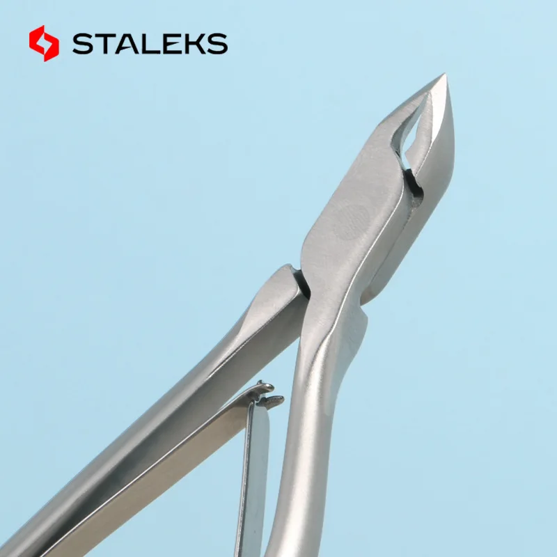 1pc STALEKS Smart 80 3mm Fingernail Toenail Cuticle Nipper Trimming Stainless Steel Dead Skin Cuticle Scissors Nail Art Tool