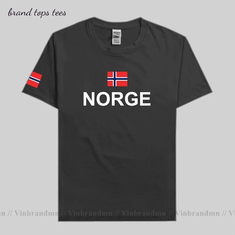 Norway Norge men t shirts fashion jerseys nation team tshirt cotton t-shirt meeting fitness gyms clothing tees country flag