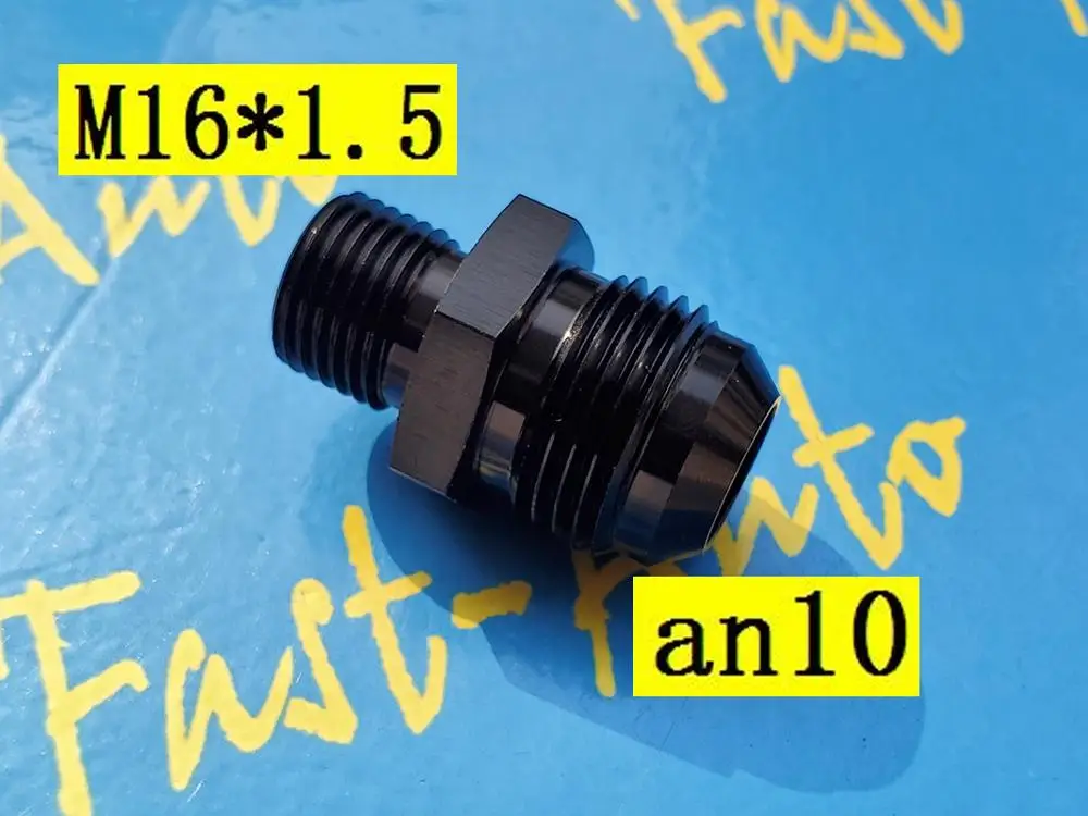 male M16 P1.5 M16 * 1.5 M16 x 1.5 16*1.5 to 10an an10 an 10 male adaptor adapter Fitting