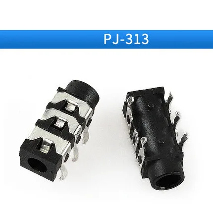 10pcs Headphone jack 2.5mm 3.5MM Audio Video Female Socket 3.5 Stereo Dual Channel DIY Accessories