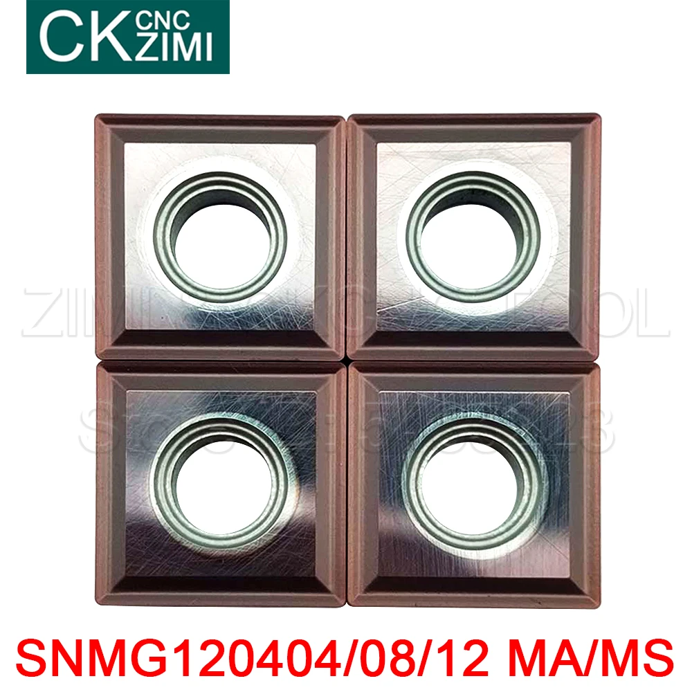 SNMG120404 SNMG120408 SNMG120412 MA MS 외부 선삭 공구 고품질 선반 커터 공구 MSDNN 공구용 SNMG 1204 인서트