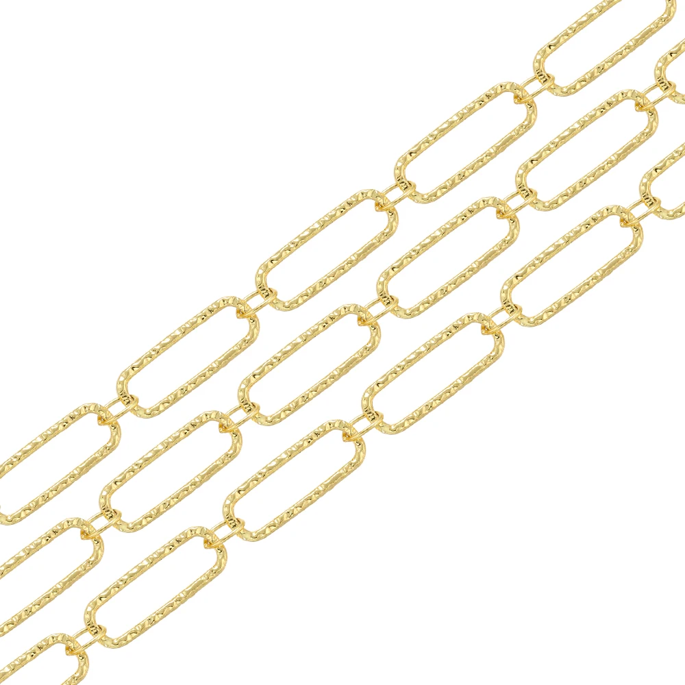 ZHUKOU 1 meter/39,37 inch new gold color chain para DIY colar artesanal pulseira jóias suprimentos acessórios por atacado VL82