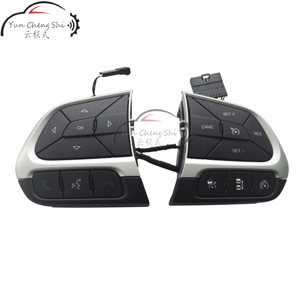 Multifuncional alta configuração interruptor do volante é adequado para jeep compass 1.4l 2017 103kw rhd 53220771 53220778